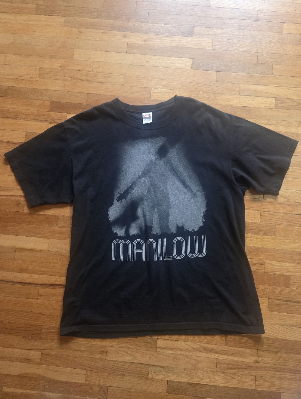 Vintage - Barry Manilow - Concert T Shirt - Short Sleeve - Crew Neck -XL